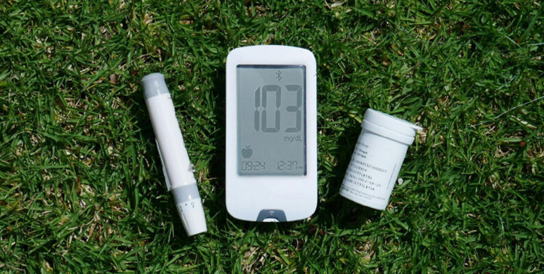 Unopened diabetic supplies eligible for sale, including test strips, CGM sensors, lancets, and insulin pump supplies